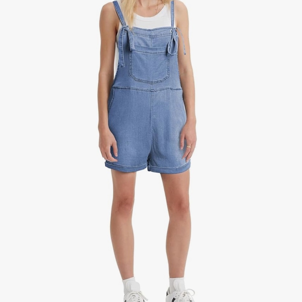 Women's Blue Denim Overalls